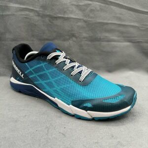 Merrell Boys Bare Access Trail Running Shoes Sneakers Size 6.5 Women’s Sz 8 Blue